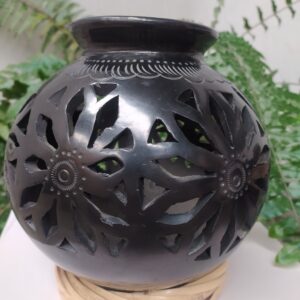 Cántaro mediano calado flores