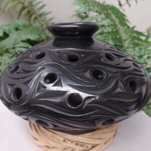 Cántaro nigua calado de circulo y triangulos