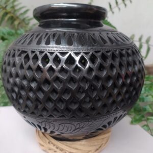 Cántaro mediano franja de fotas calado de rombos