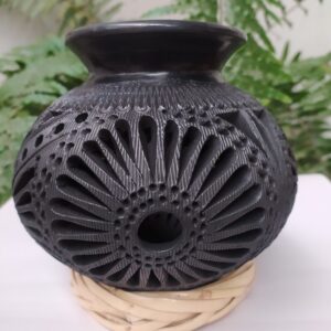 Cántaro pequeño calado completo de flores