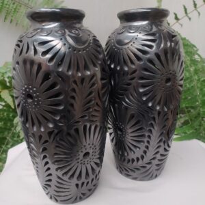 Florero botella grande de boca corta