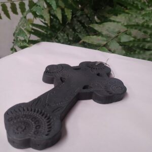 Cruz de rombo en el centro