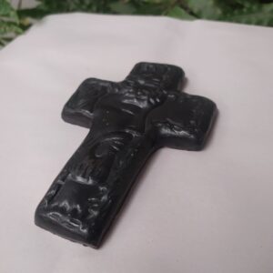 Cruz con rostro de cristo cuadrada