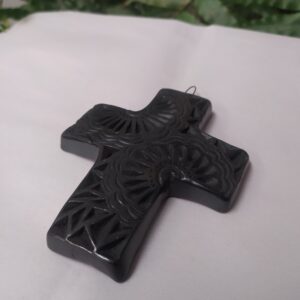 Cruz cuadrada de flores