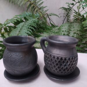 Taza con plato pocillo