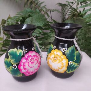 Floreros chiquitos ancho con base ancha